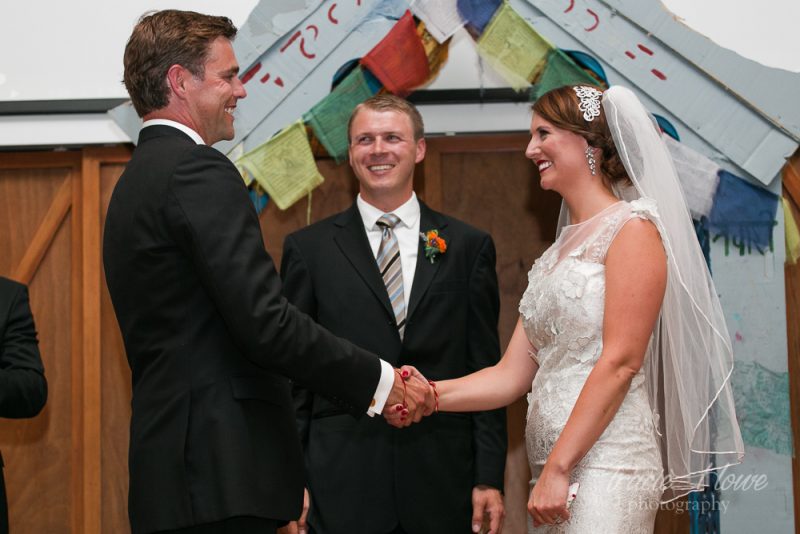 Fremont Abbey wedding ceremony