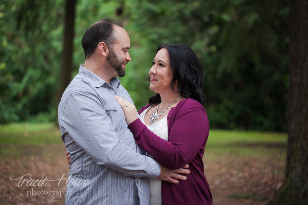 Lincoln park engagement shoot Seattle