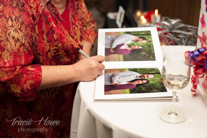free wedding guestbook Seattle photographer