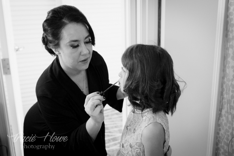 Seattle Marriott Waterfront wedding prep