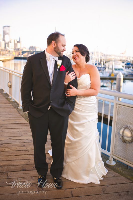 Seattle World Trade Center wedding photography