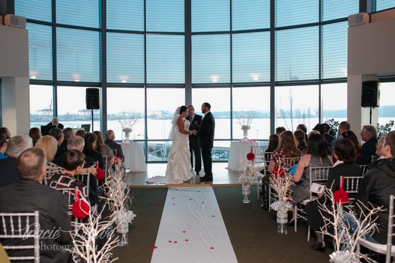 Seattle World Trade Center wedding photography