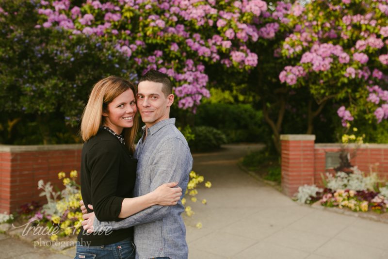 Seattle engagement Parsons Gardens