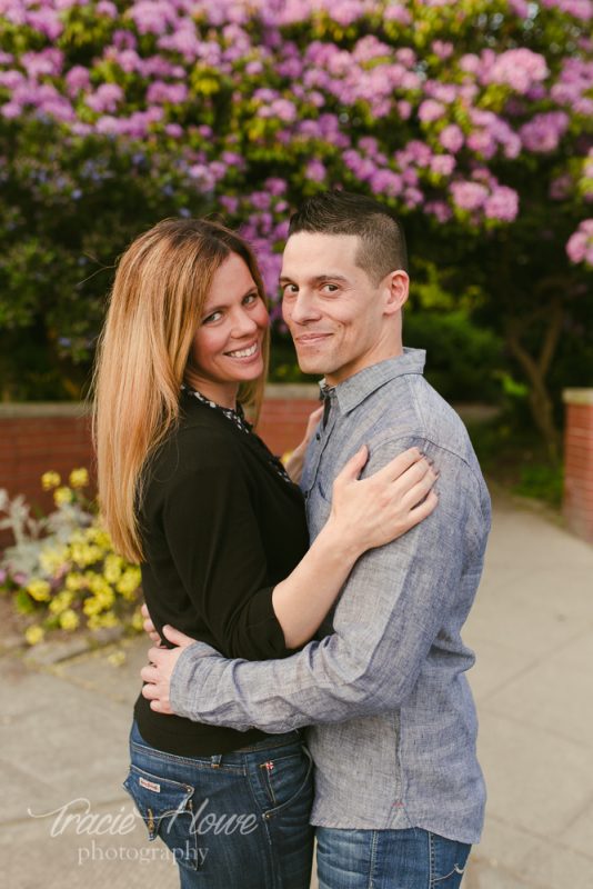 Seattle engagement Parsons Gardens