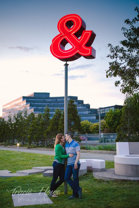 Olympic Sculpture Park engagement Seattle