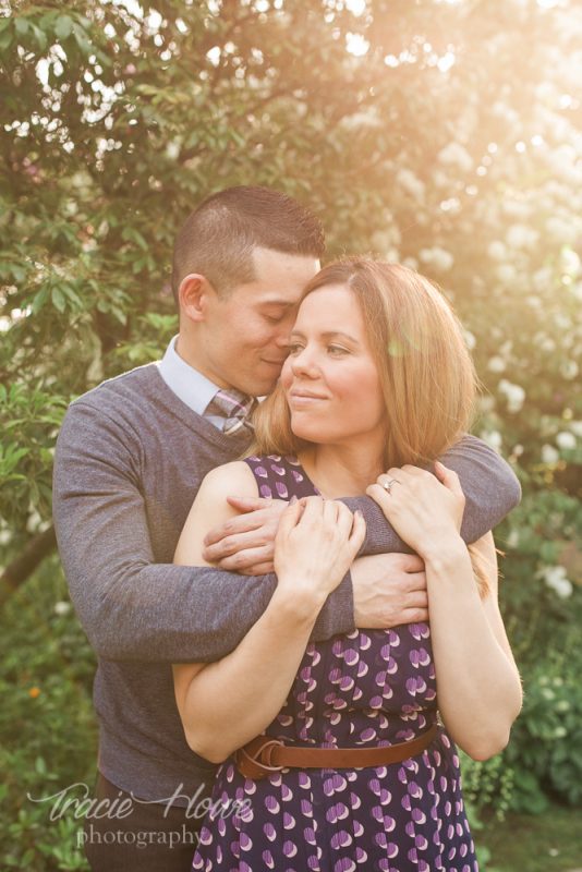 Seattle engagement Parsons Gardens