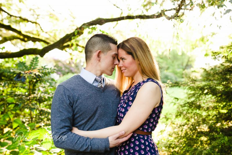 Seattle engagement Parsons Gardens