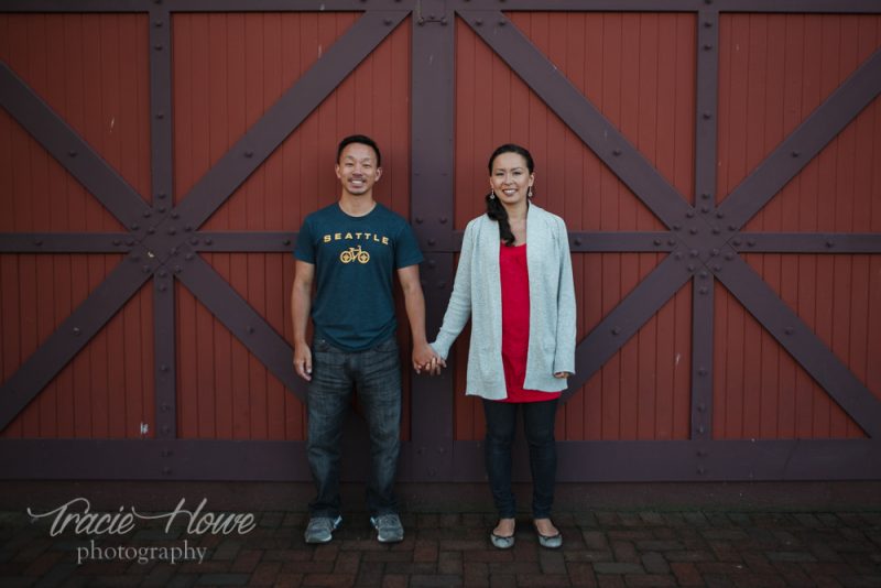 Waterfront engagement shoot Seattle