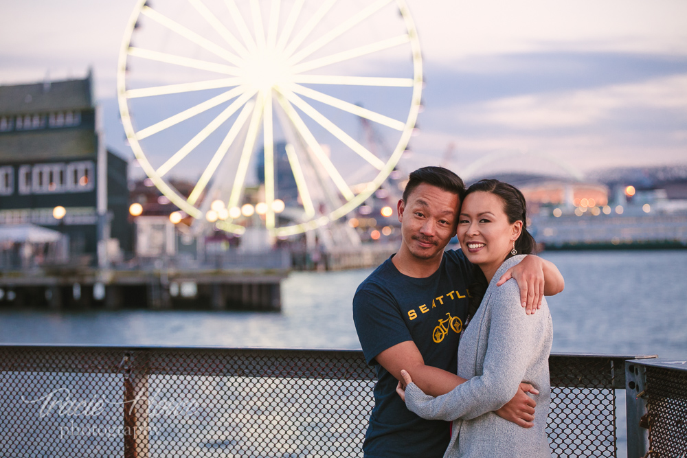 Seattle Waterfront engagement shoot