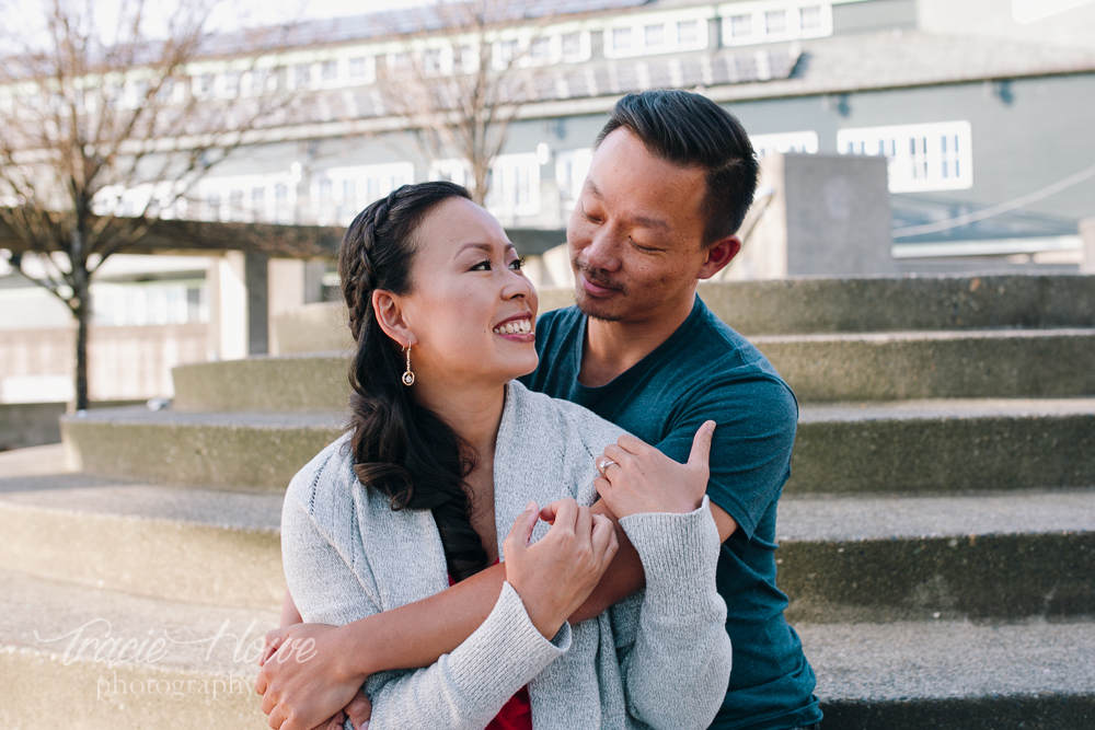 Seattle Waterfront engagement shoot