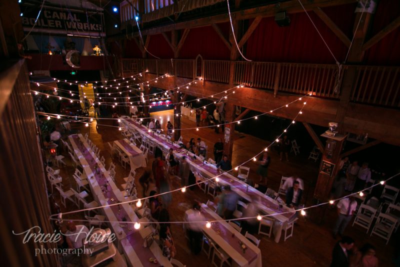 wedding at Emerald City Trapeze