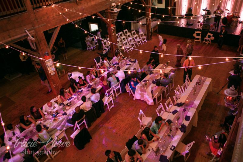 wedding at Emerald City Trapeze