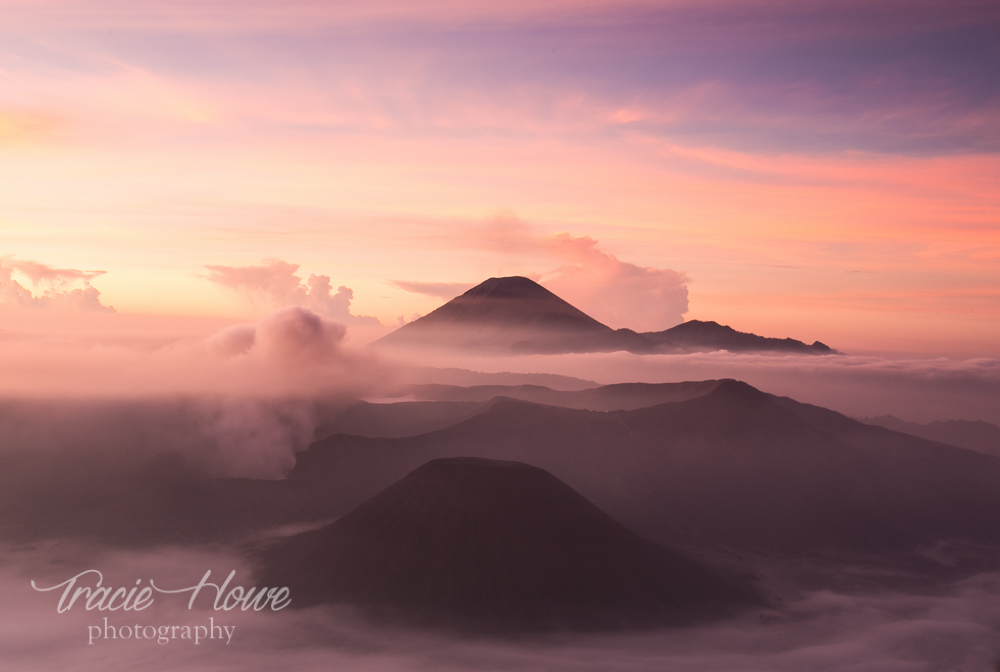 This view of Mount Bromo and surrounding volcanoes was one I had been dreaming of for a long time. 