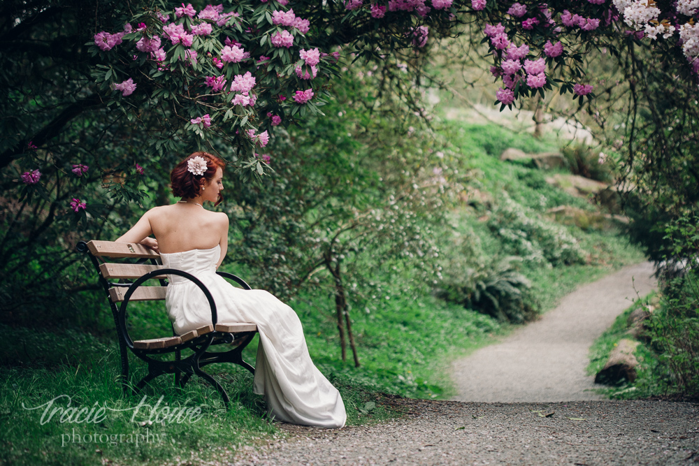 garden elopement inspiration bridal shoot