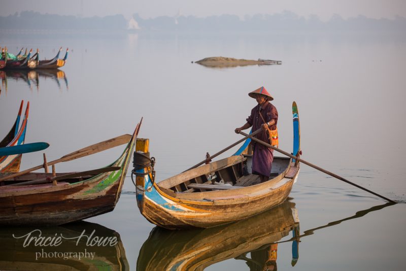 Ubein Bridge boatman