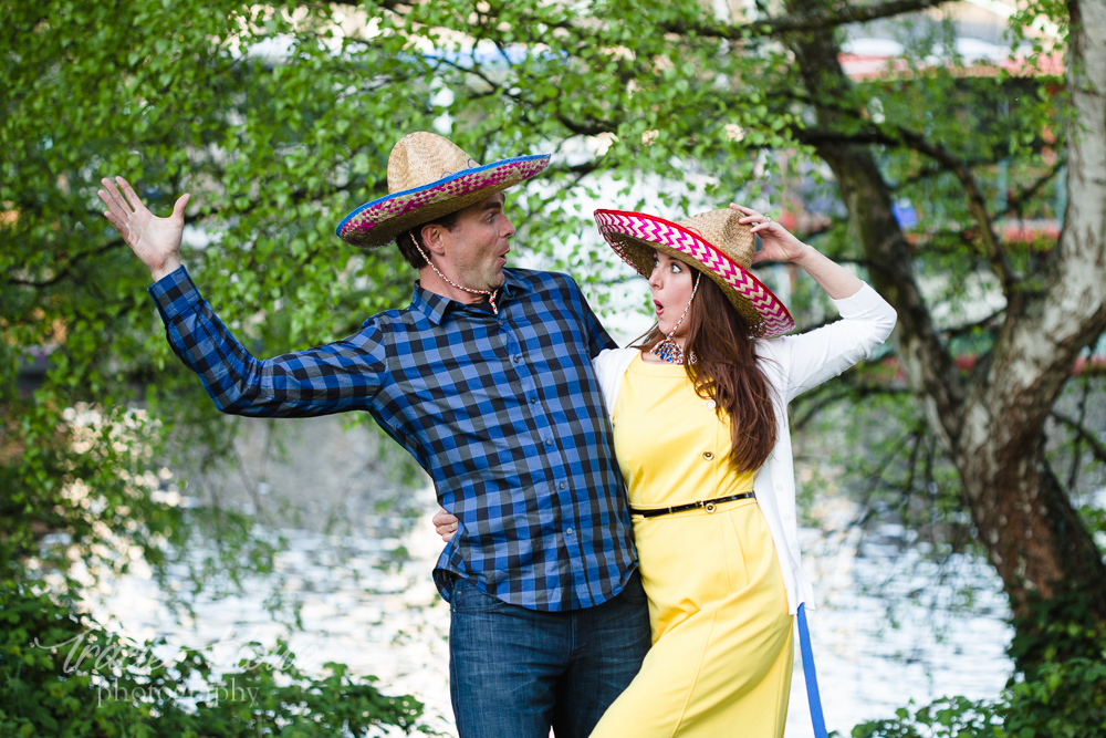 My silliest couple this year, doing what they do best during their Gasworks Park engagement shoot. 