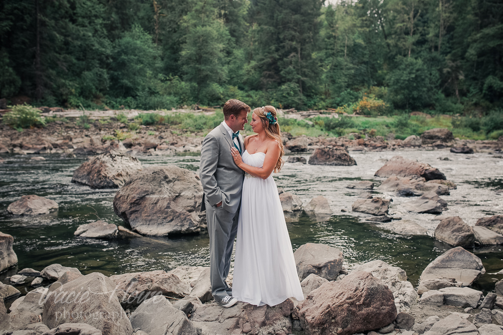 Snoqualmie Falls elopement photography