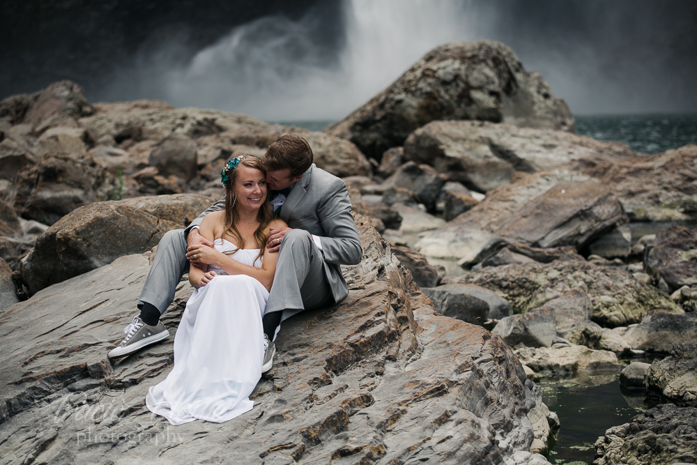 Snoqualmie Falls elopement