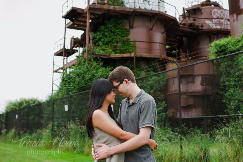 Gas Works park engagement photography