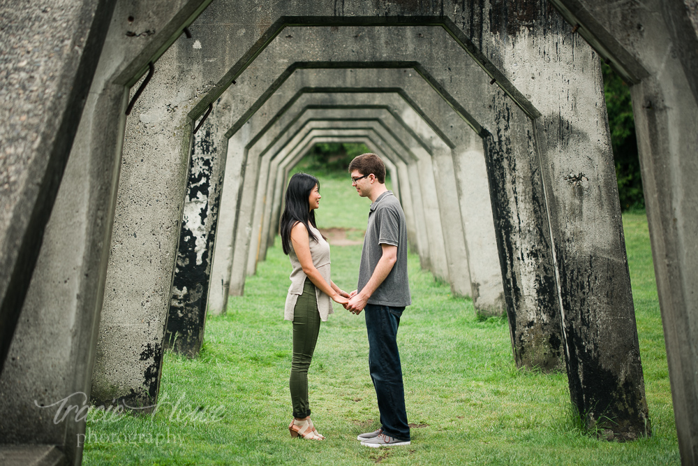 Gas Works park engagement photography