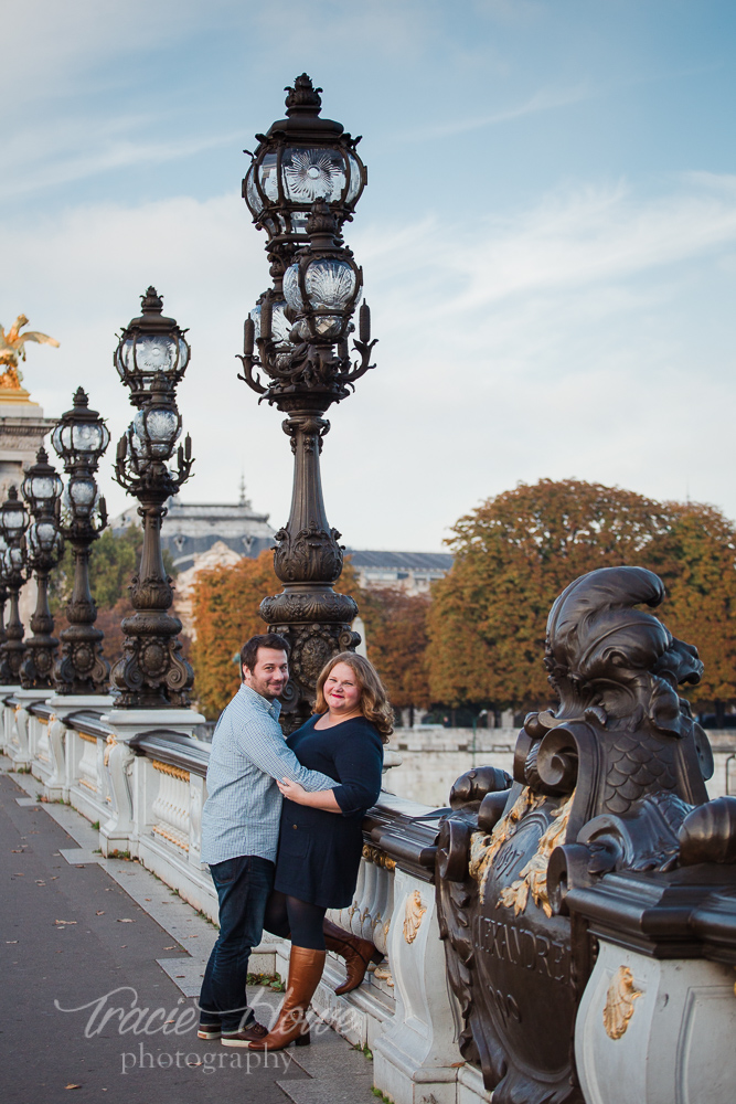 Pont Alexandre III engagement shoot