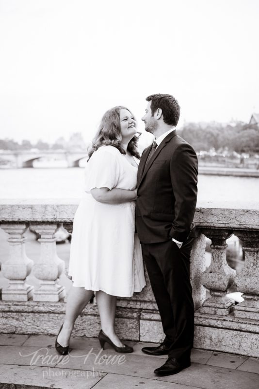 Paris wedding photos at Pont Alexandre III bridge